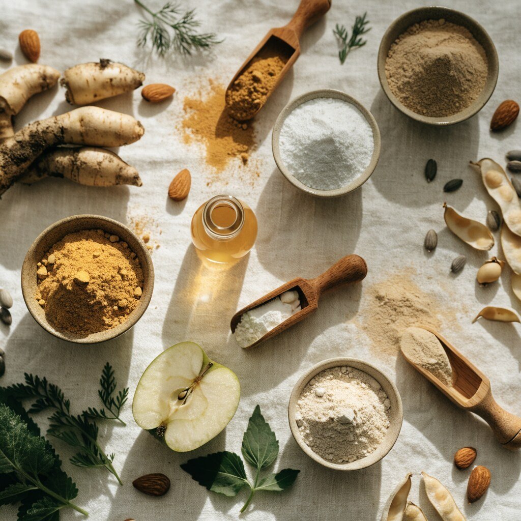 Ingredientes naturales del ritual Aubrelia